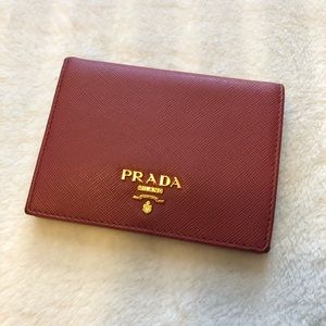 Prada Authentic Saffiano Leather Wallet